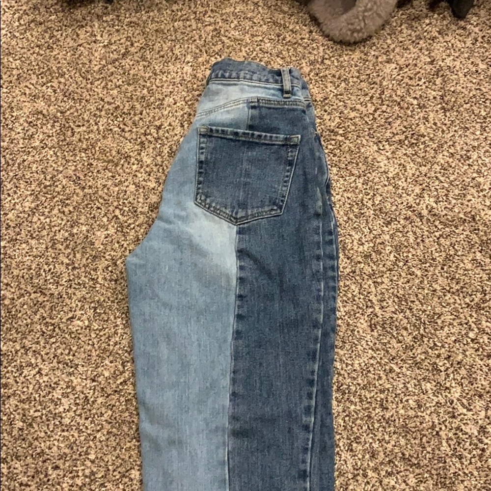 Pacsun Two Tone High Rise Straight Jeans Size 24